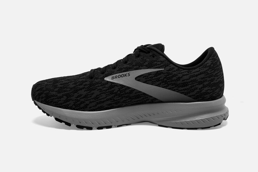 Brooks Israel Launch 7 Road Running Shoes Mens - Black/Grey - NRE-941372